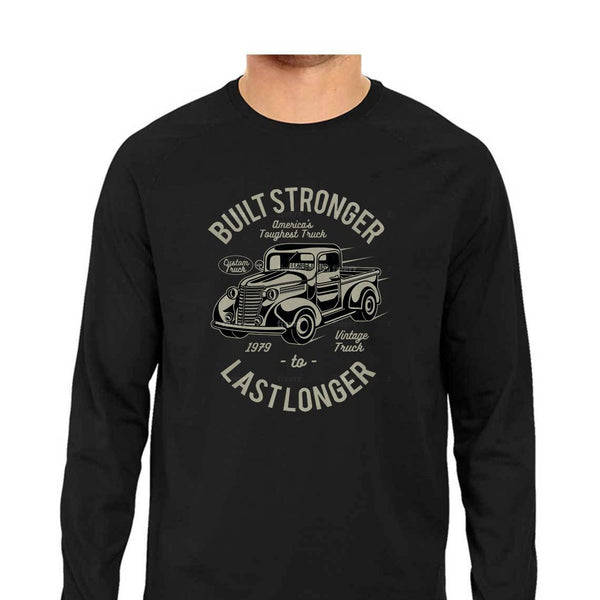 Vintage Truck-Full Sleeve T shirt Men