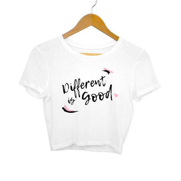 Different is Good-Crop Top Women