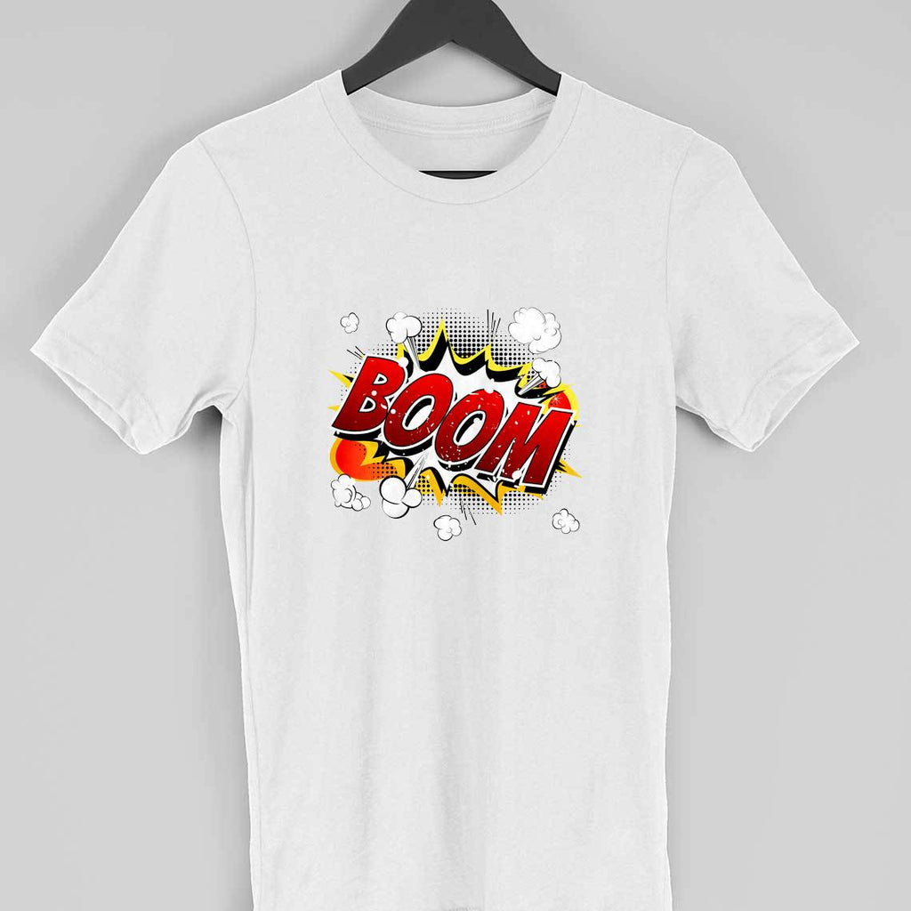 Boom-Half  Sleeve T shirt Men