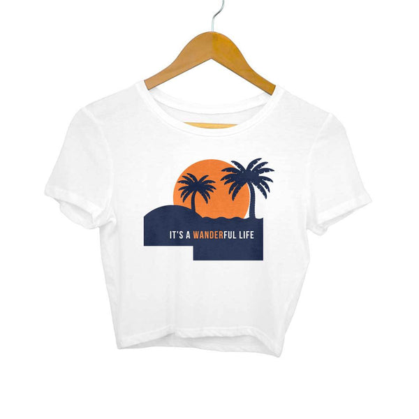 IT'S A WANDERFUL LIFE-Crop Top Women