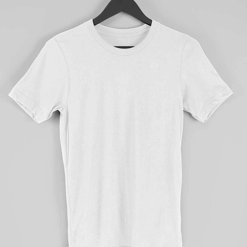 Plain-Half Sleeve T Shirt Men