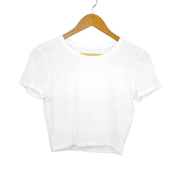 Plain-Crop Top Women