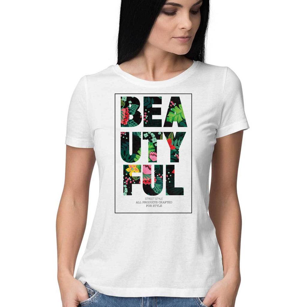 Beautiful-Half Sleeve T Shirt Women