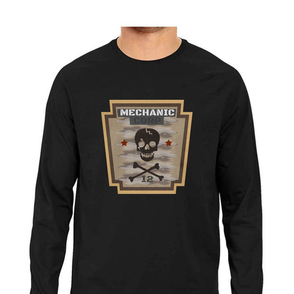 Mechanic-Full Sleeve T Shirt Men