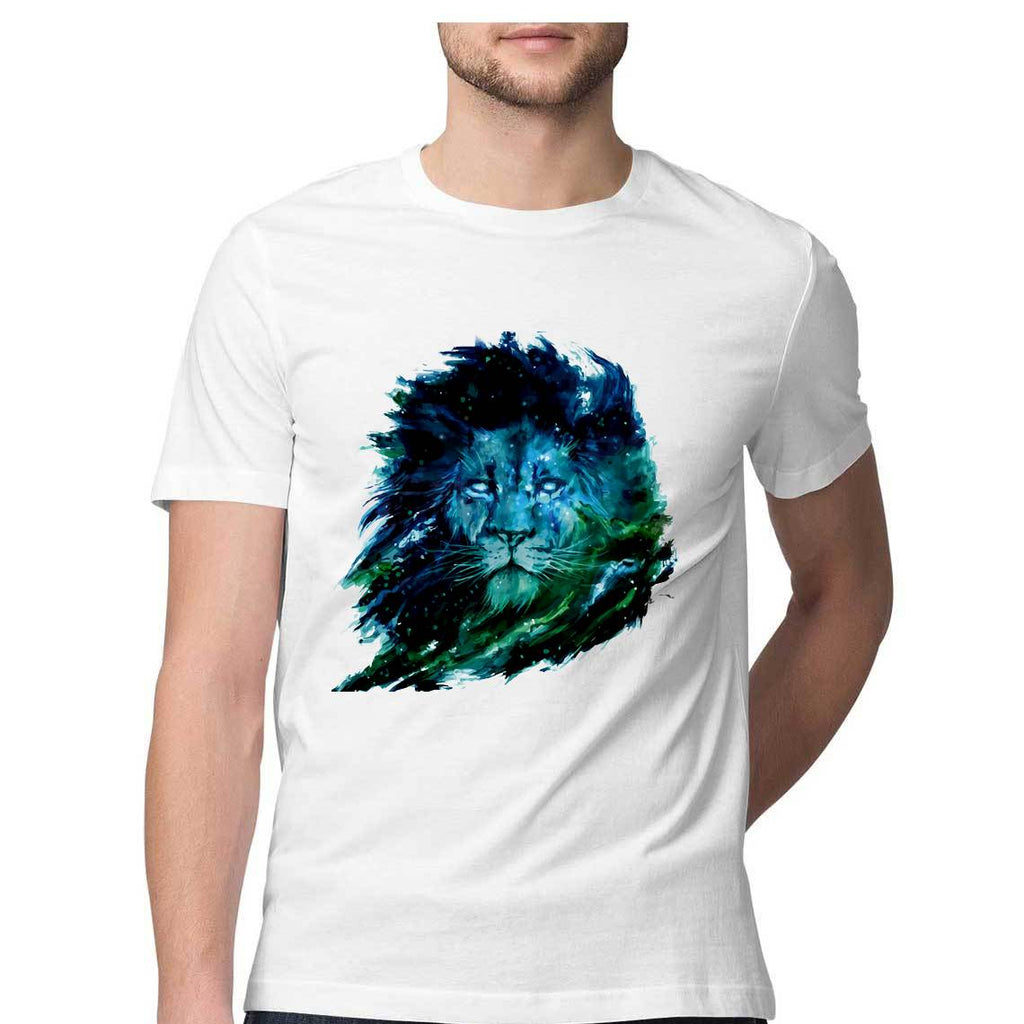 The Lion-Half Sleeve T Shirt Men