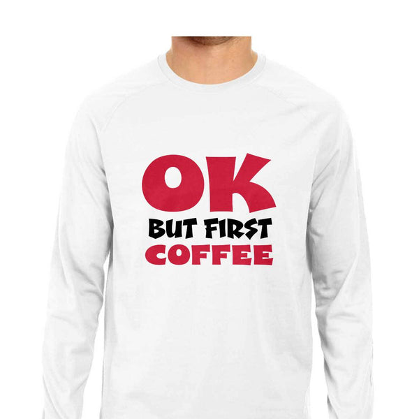 Coffee Lover-Full Sleeve T Shirt Men