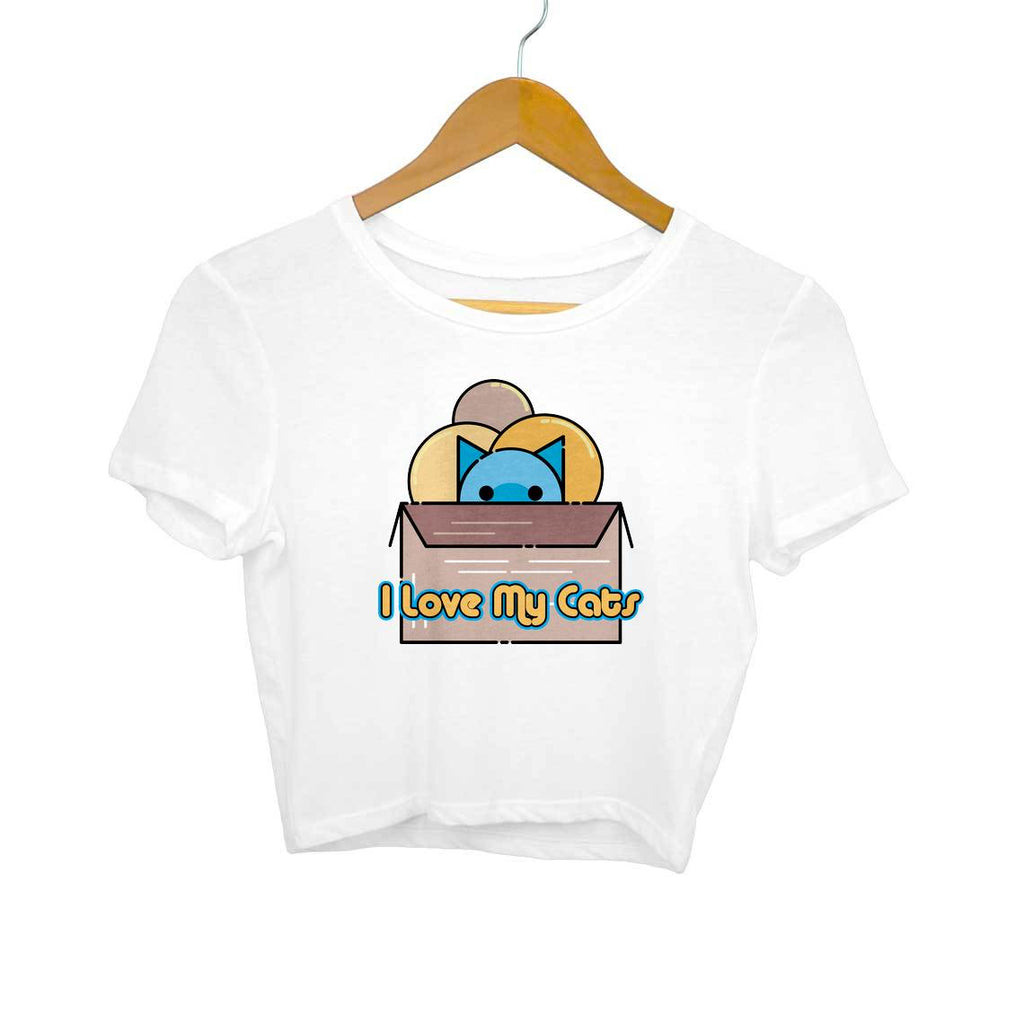 Cat Love-Crop Top Women