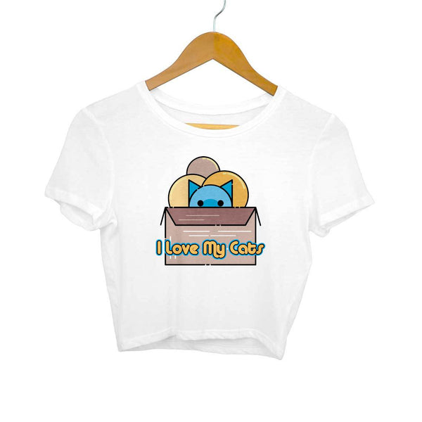 Cat Love-Crop Top Women