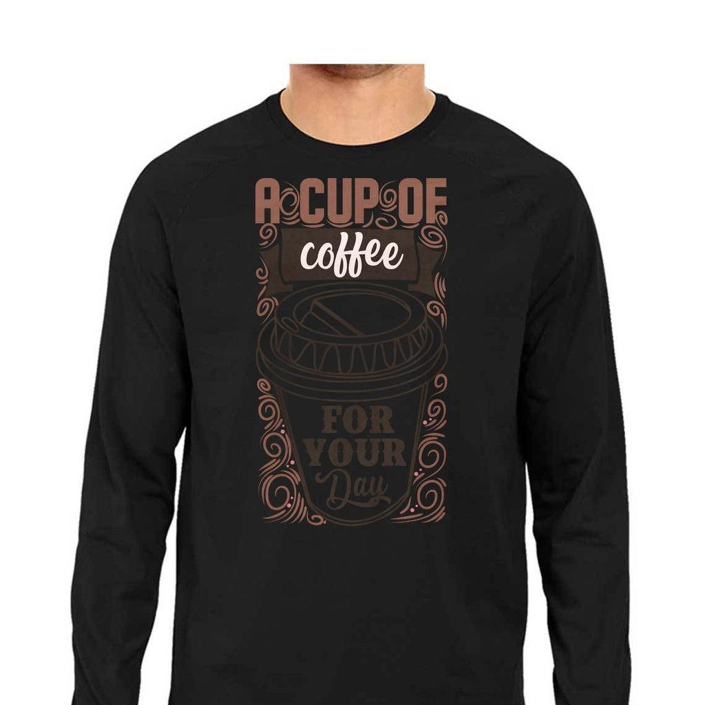 Coffee Love-Full Sleeve T Shirt Men
