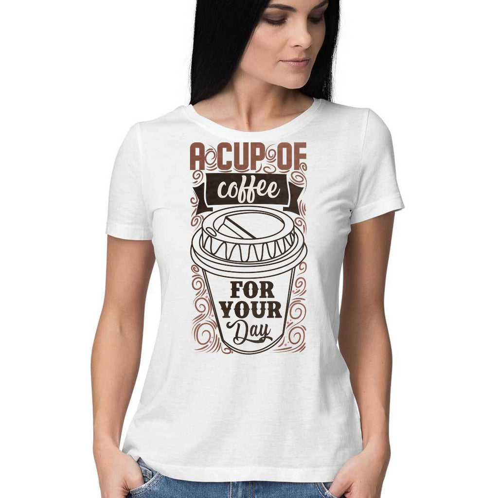 Coffee Love-Half Sleeve T Shirt Women