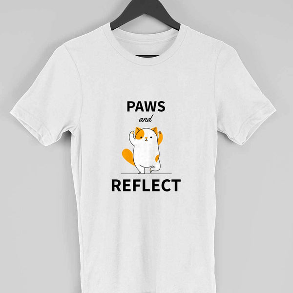 Paws And Reflect-Half Sleeve T Shirt Men