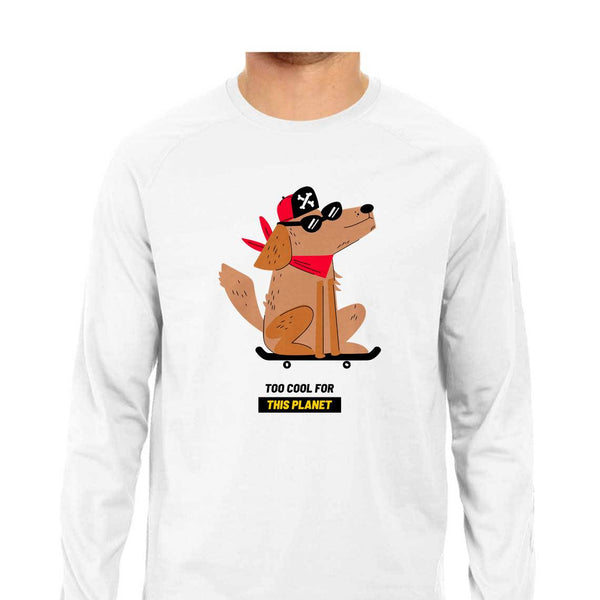 Cool Dog-Full Sleeve T Shirt Men