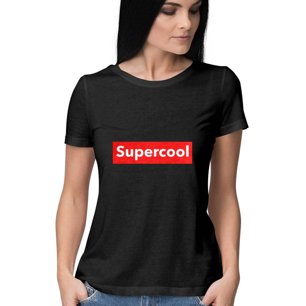 Supercool-Half Sleeve T Shirt Women