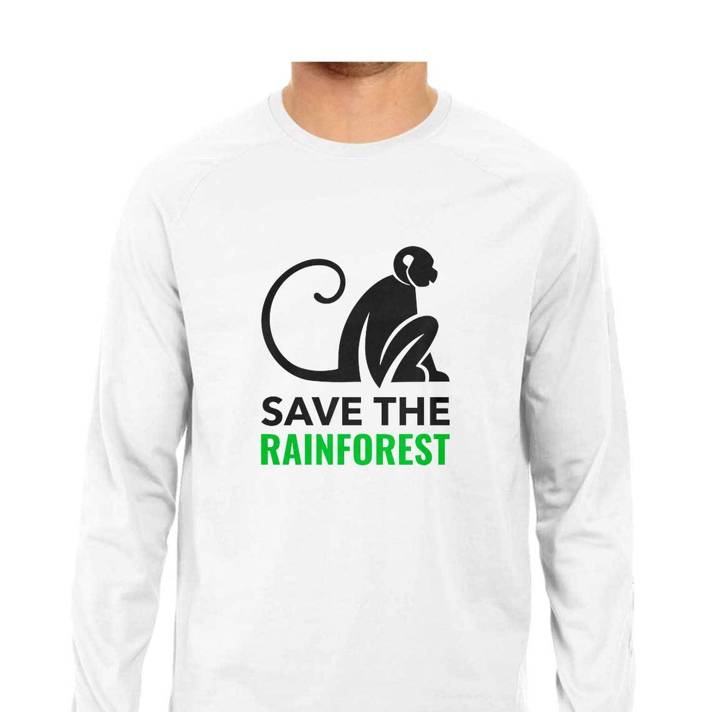 Save Rainforest-Full Sleeve T Shirt Men