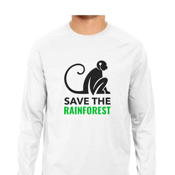 Save Rainforest-Full Sleeve T Shirt Men