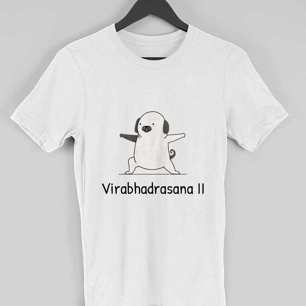 Virabhadrasana-Half Sleeve T Shirt Men