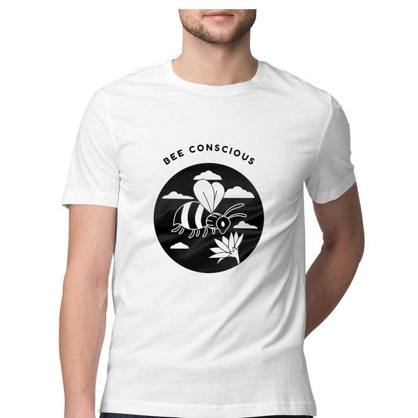 Bee Conscious-Half Sleeve T Shirt Men