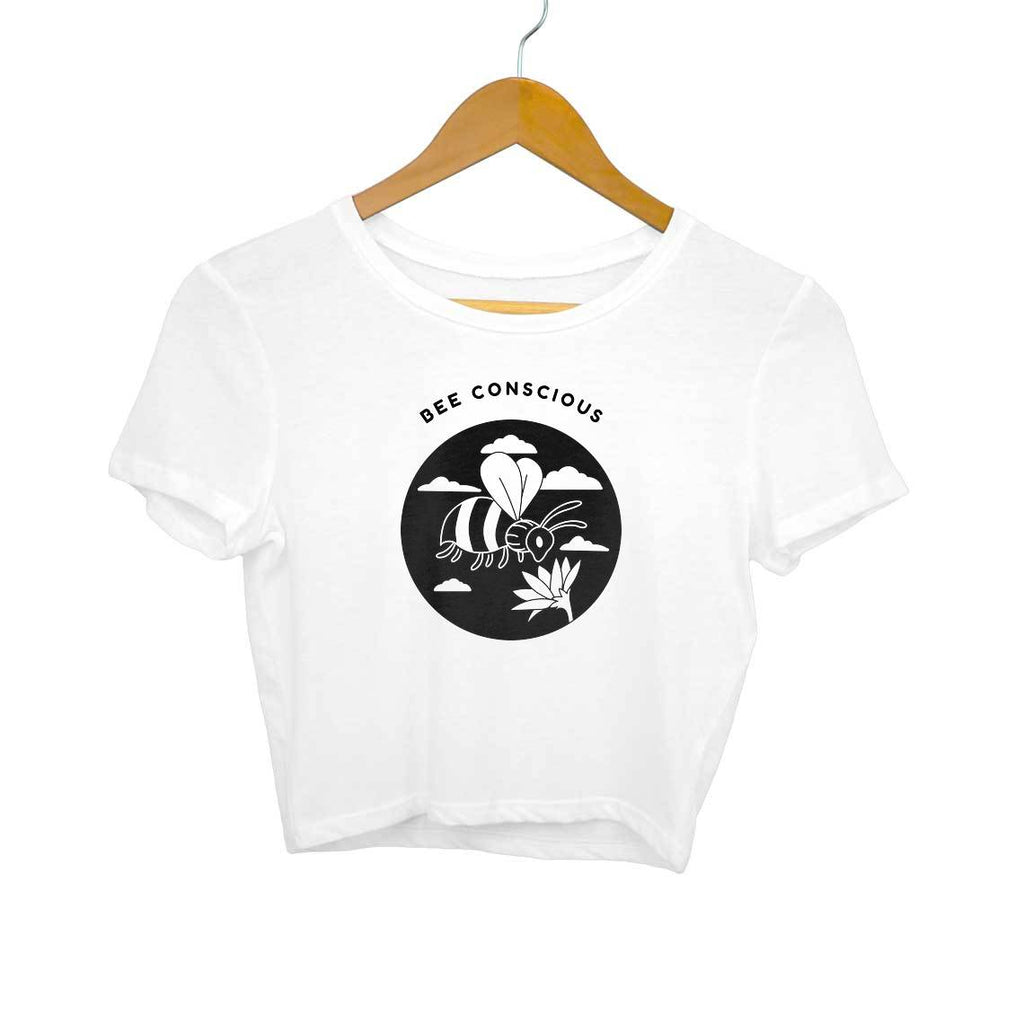 Bee Conscious-Crop Top Women